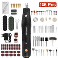Mini Corded Rotary Power Tool Set of 186Pcs Electric Detail Sander Grinding Pen Small Drill Kit Engraver with 5 Speeds for Sanding Polishing Drilling