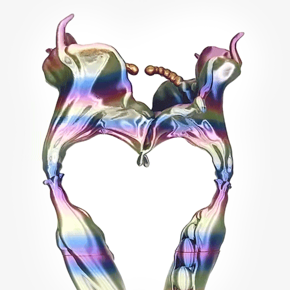 PLA Silk Rainbow 1.75mm, 1KG/2.2LB