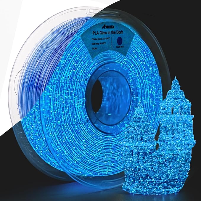 PLA Glow-in-the-Dark 1.75mm, 1KG/2.2LB