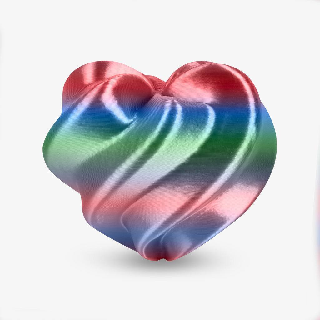 PLA Silk Rainbow 1.75mm, 1KG/2.2LB