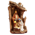 Lighted Holy Family Nativity Scene