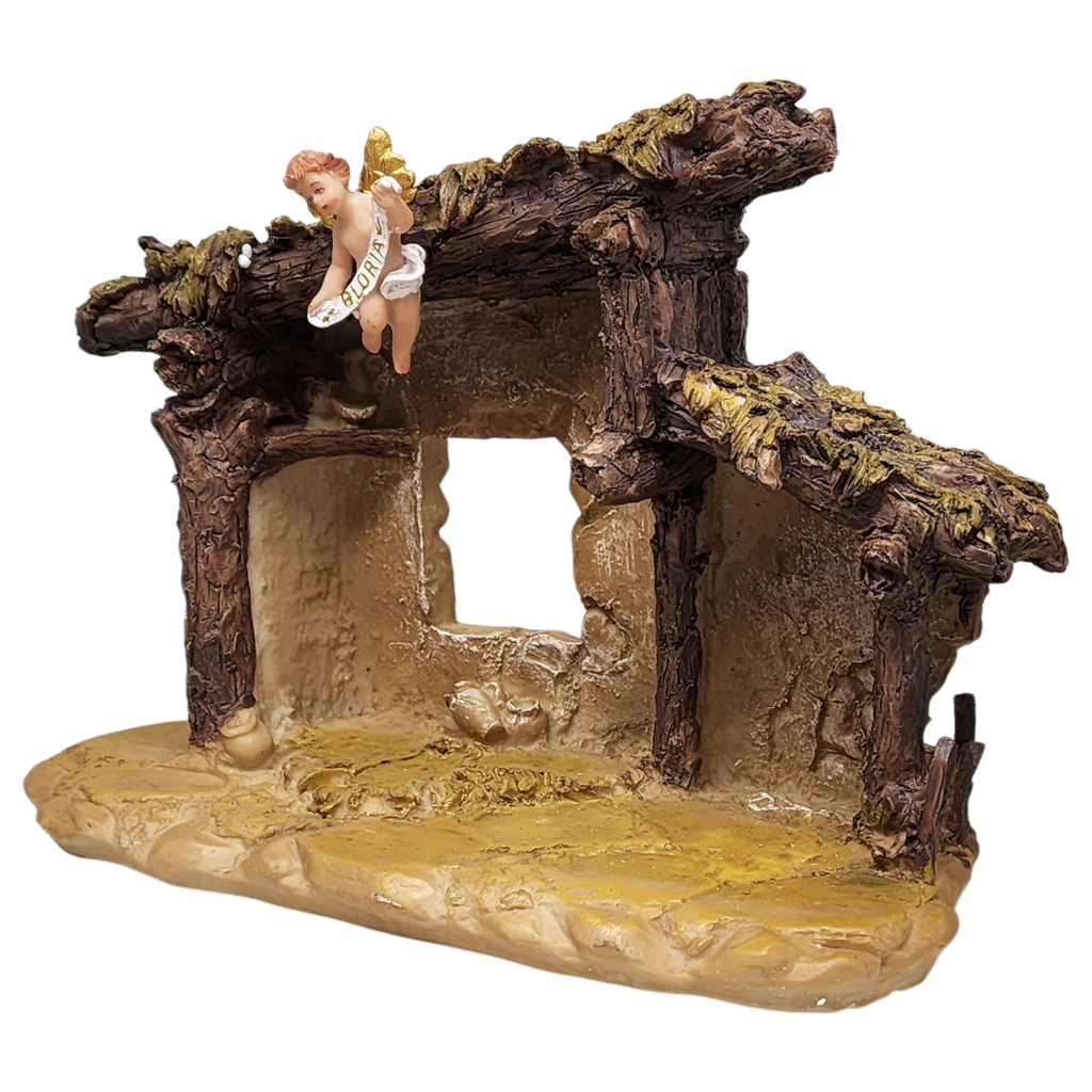 Nativity Set With 11 Figures and Stable