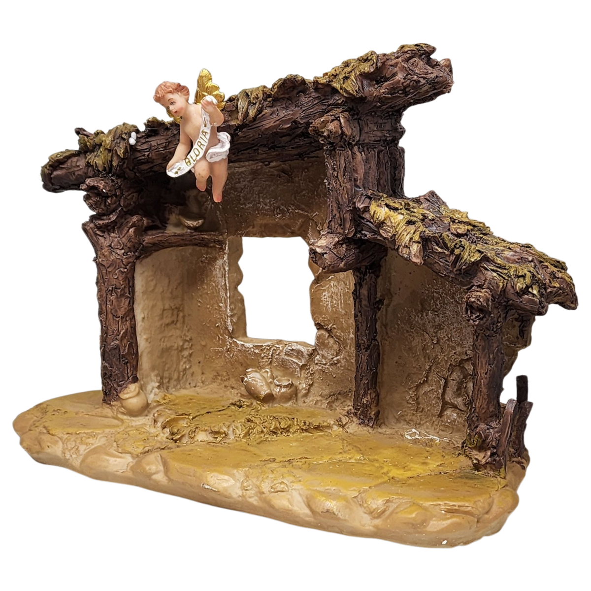 Nativity Set With 11 Figures and Stable