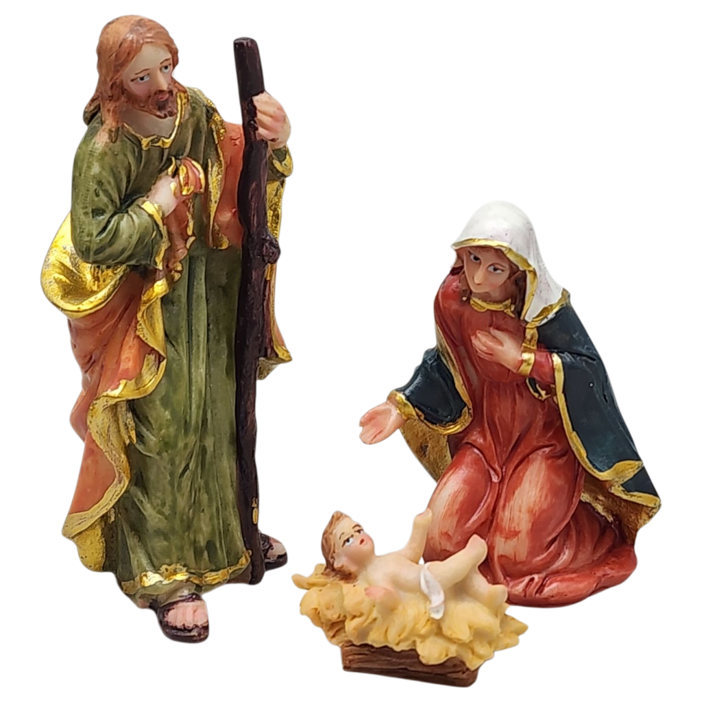 Nativity Set With 11 Figures and Stable
