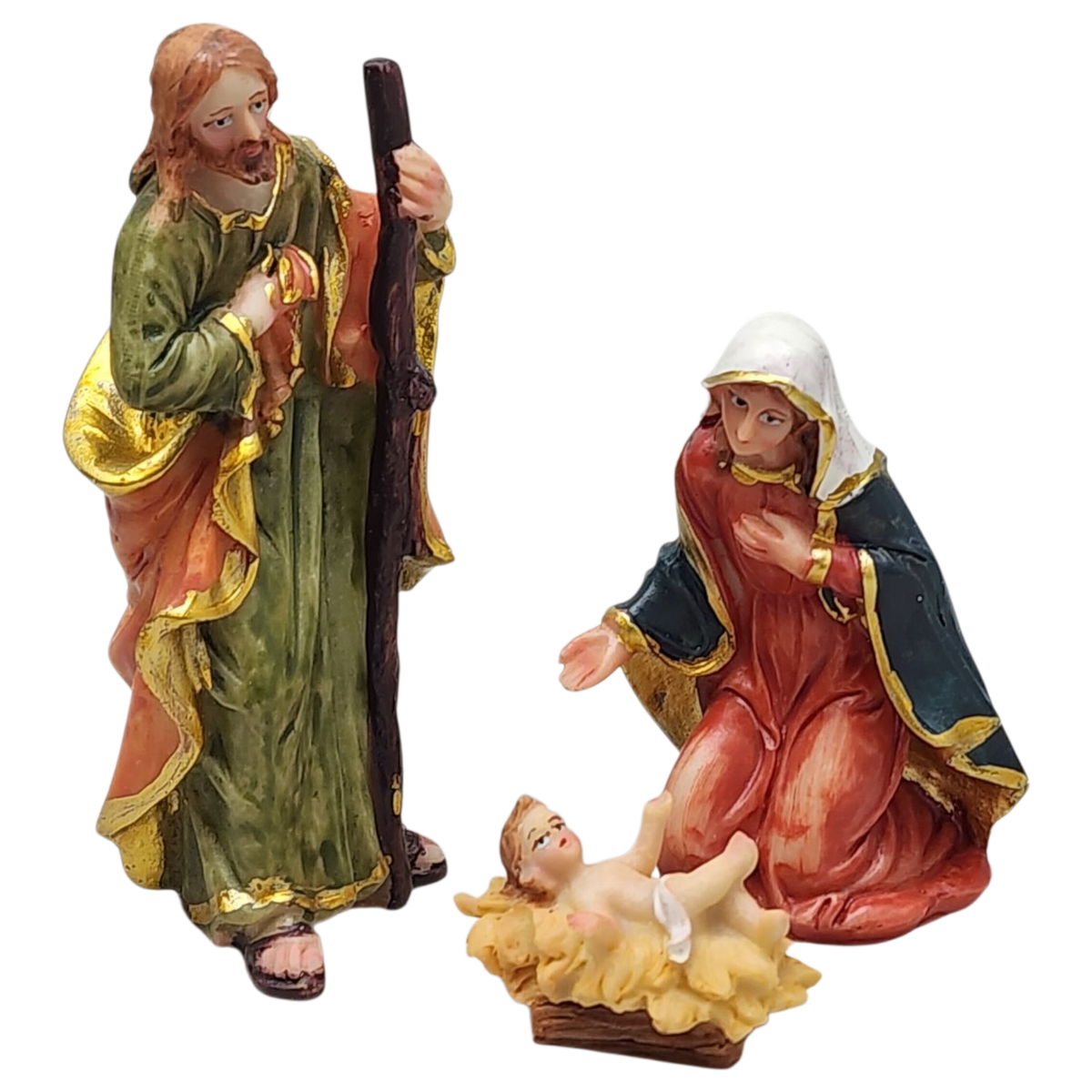 Nativity Set With 11 Figures and Stable