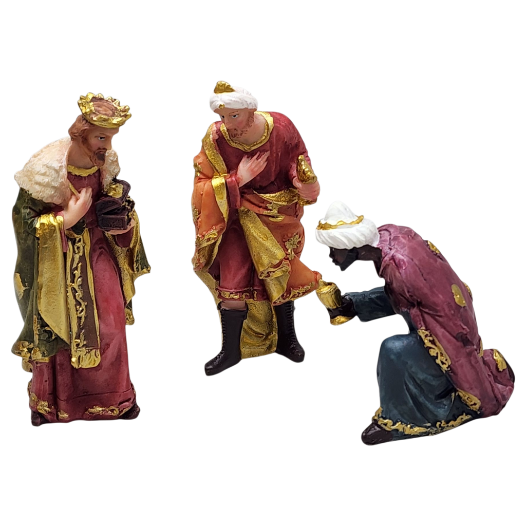 Nativity Set With 11 Figures and Stable
